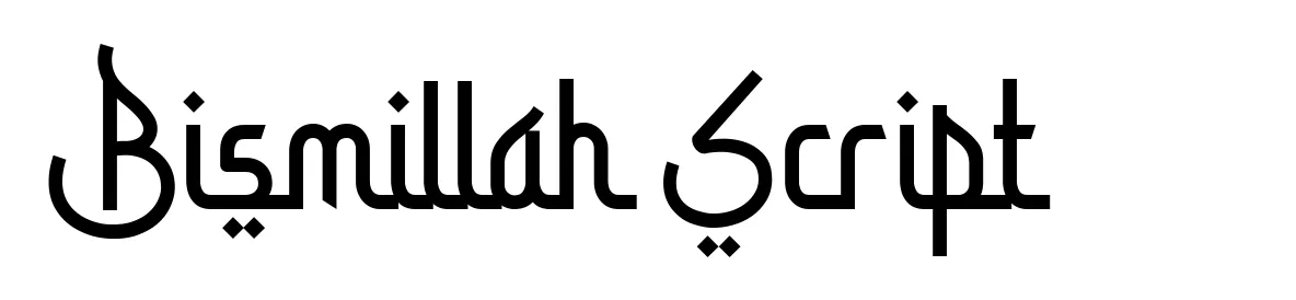 Bismillah Script